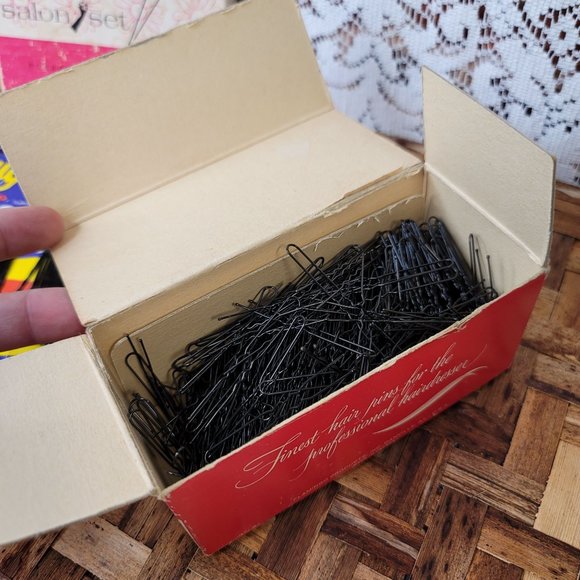 VINTAGE 50's & 60's Lot of 3 Sets of Bobby Pins/Hair Pins in Box - Picture 4 of 7